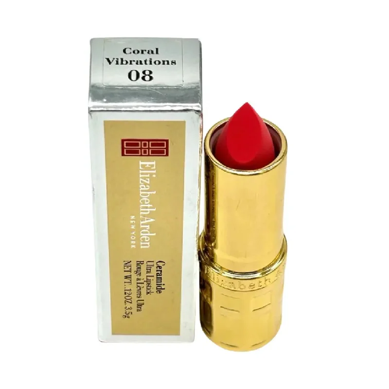 Elizabeth Arden Ceramide Ultra Lipstick Color 3.5g - 08 Coral Vibrations