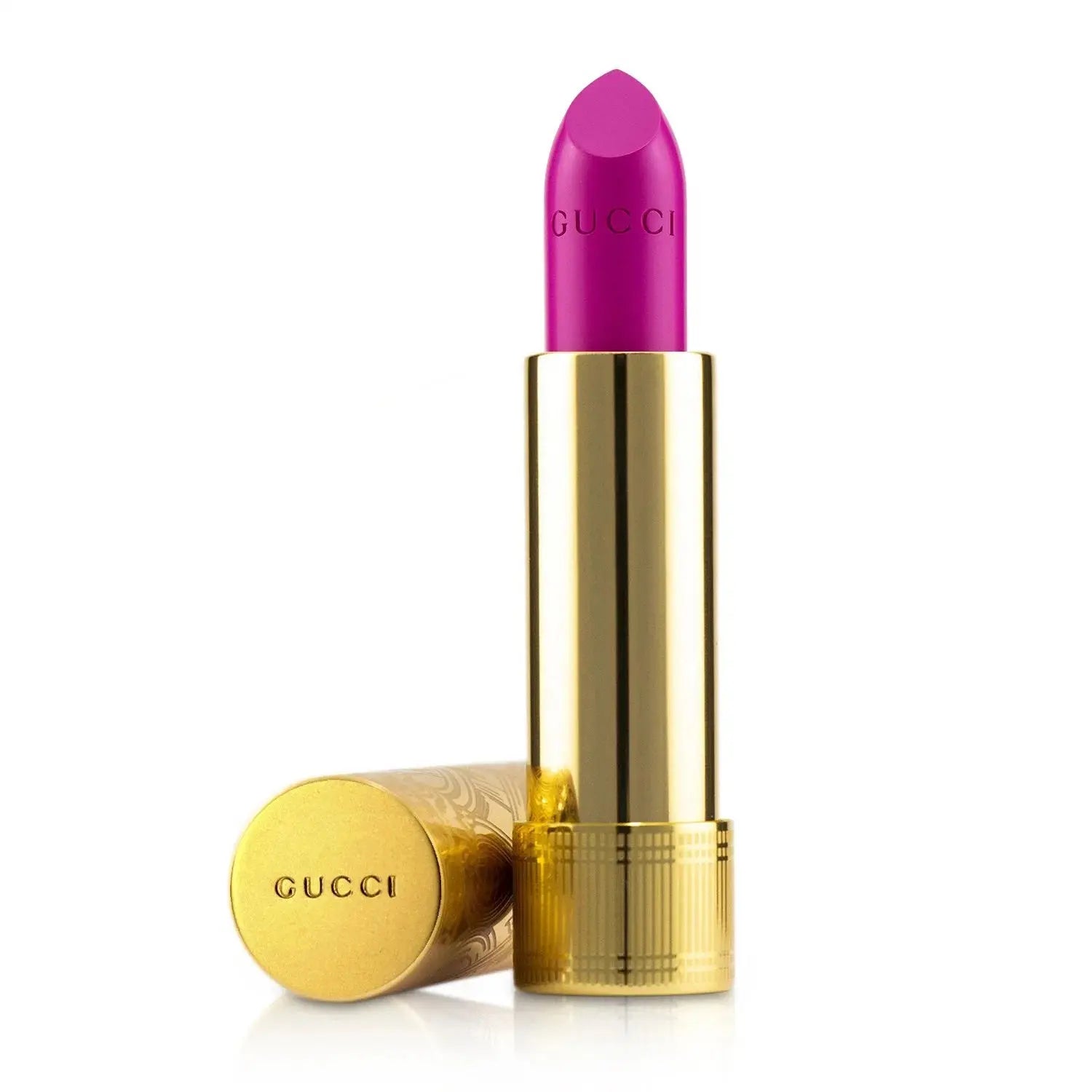 Gucci Rouge a Levres Satin Lip Colour 3.5g - 402 Vantine Fuchsia BLACK LID