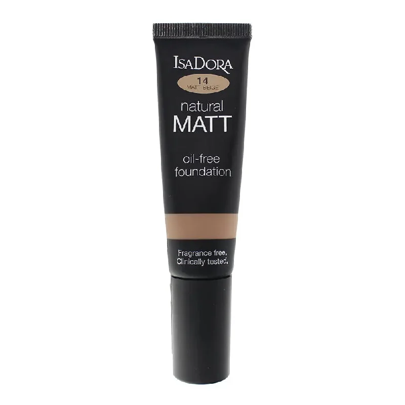 Isadora Natural Matt Oil-Free 14 Beige Foundation 35ml