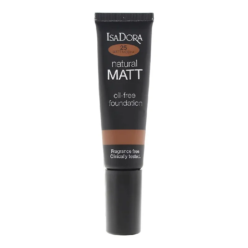 Isadora Natural Matt Oil-Free 25 Mocha Foundation 35ml