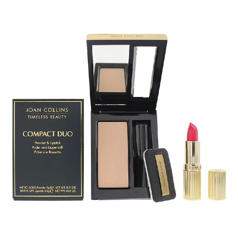 Joan Collins Compact Duo Powder 6g - Evelyn Cream Lipstick 3.5g