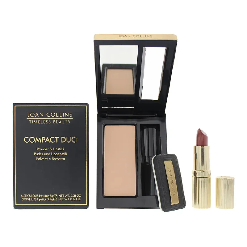 Joan Collins Compact Duo Powder 6g - Katrina Cream Lipstick 3.5g