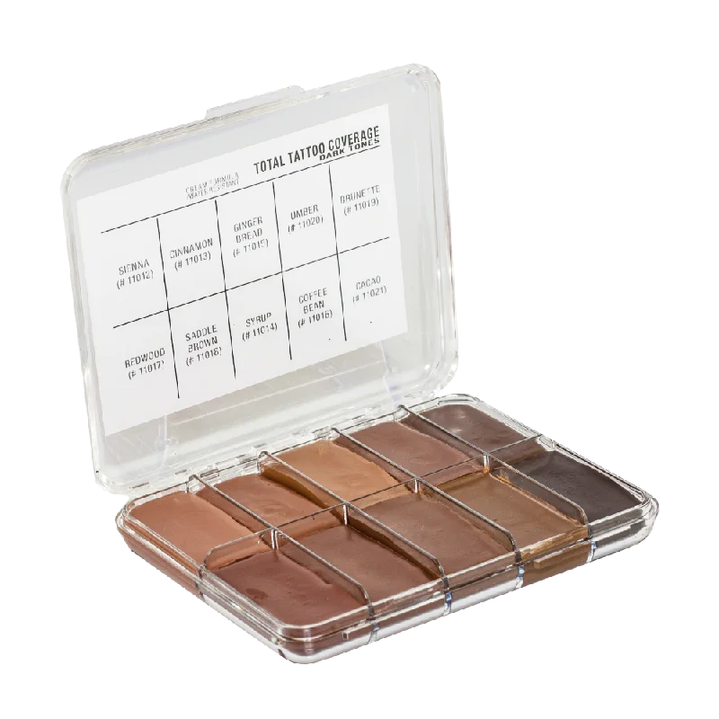 Jordane Cosmetics - MINI Total Tattoo Cover Palette Dark Fleshtone