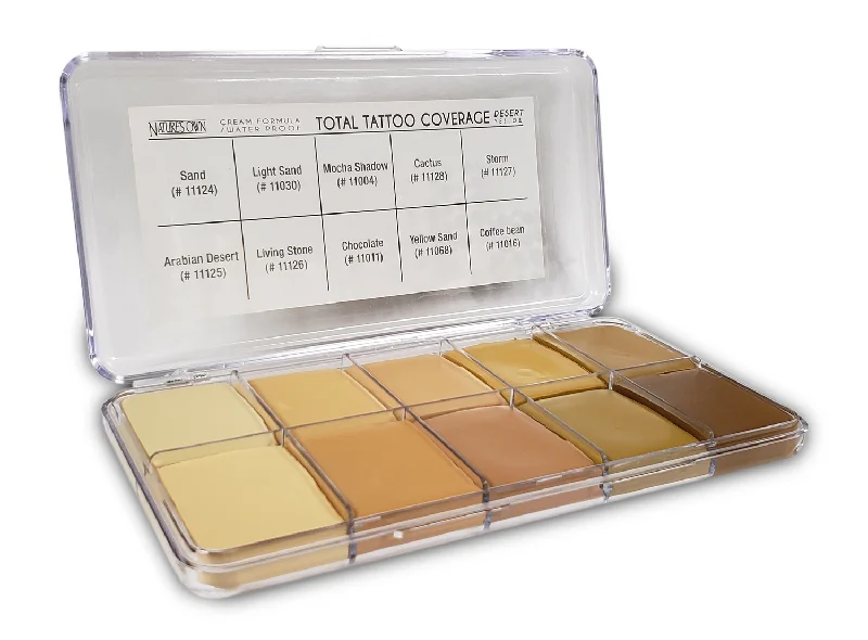 Jordane Cosmetics - Total Tattoo Cover Palette Desert Yellow