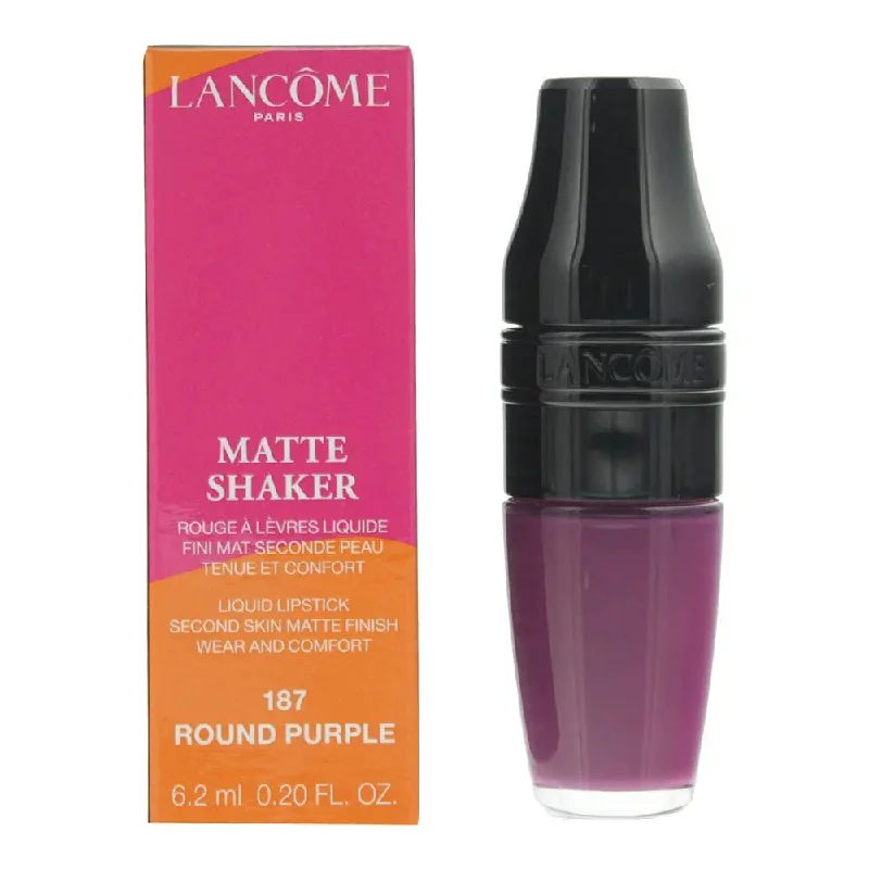 Lancome Matte Shaker 187 Round Purple Liquid Lipstick 6.2ml