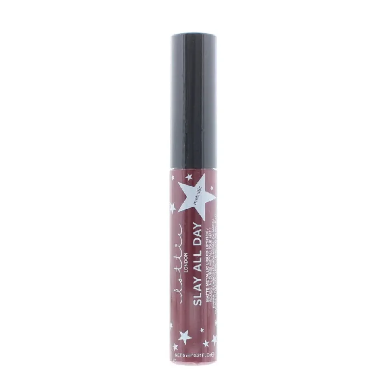 Lottie London Slay All Day Longwear Matte Liquid Metallic Boy Bye Lipstick 6ml