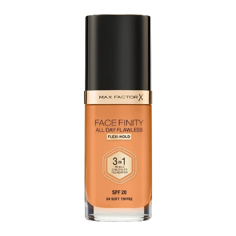 Max Factor Face Finity All Day Flawless 3 In 1 84 Soft Toffee Foundation 30ml