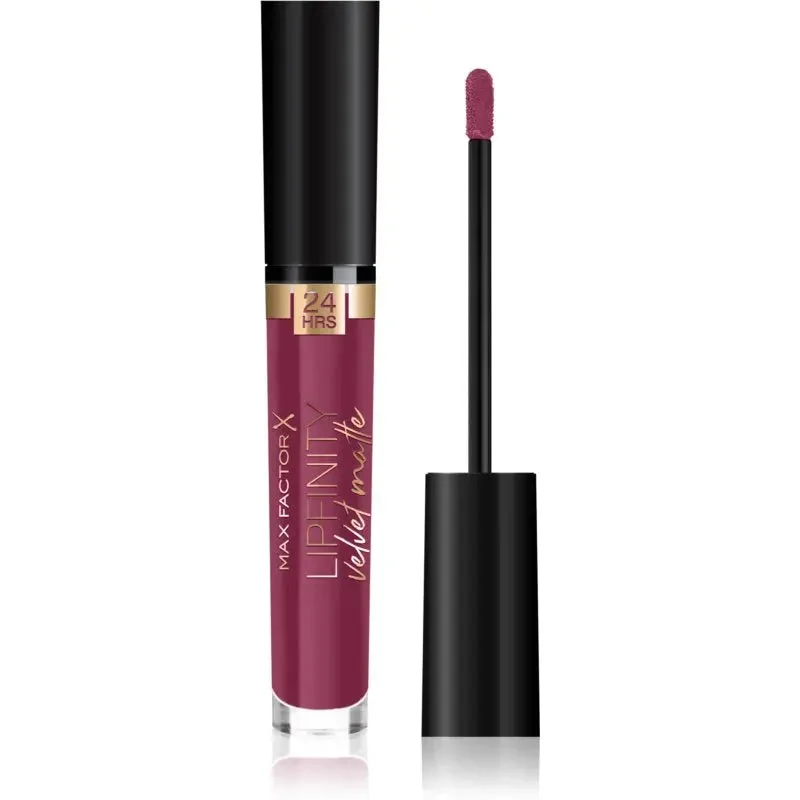 Max Factor Lipfinity Velvet Matte 050 Satin Berry Liquid Lipstick 3.5ml