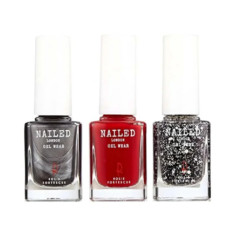 Nailed London Instant Glamour Nail Polish Trio Set 3 x 10ml