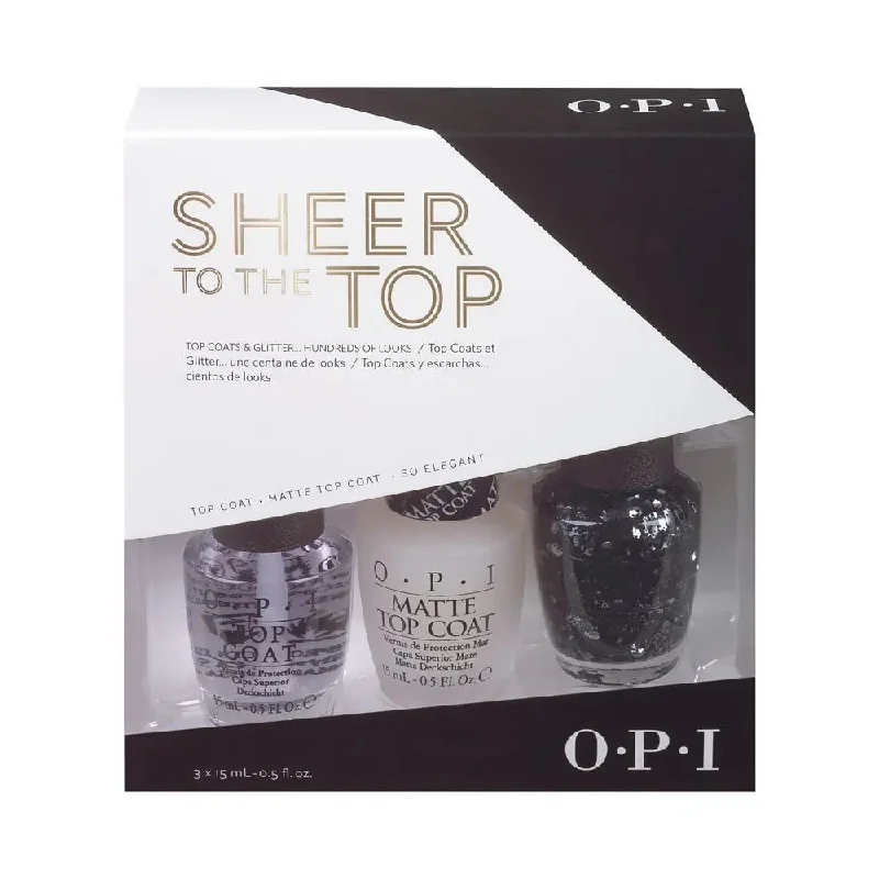 OPI Nail Polish Gift Set 3 Piece - Sheer To The Top