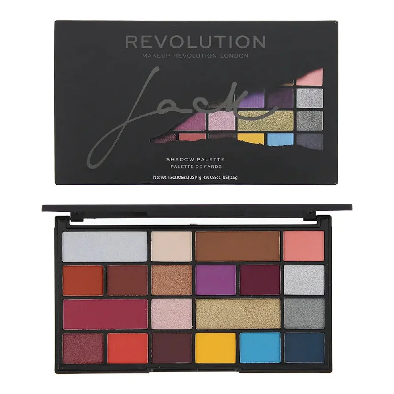 Revolution Jack Eye Shadow Palette 16 x 1g, 4 x 2.5g