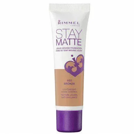 Rimmel Stay Matte Liquid Mousse Foundation 402 Bronze 30ml