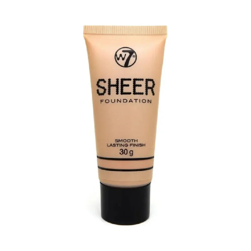 W7 Sheer Foundation Smooth Lasting Finish - Biscuit 30g