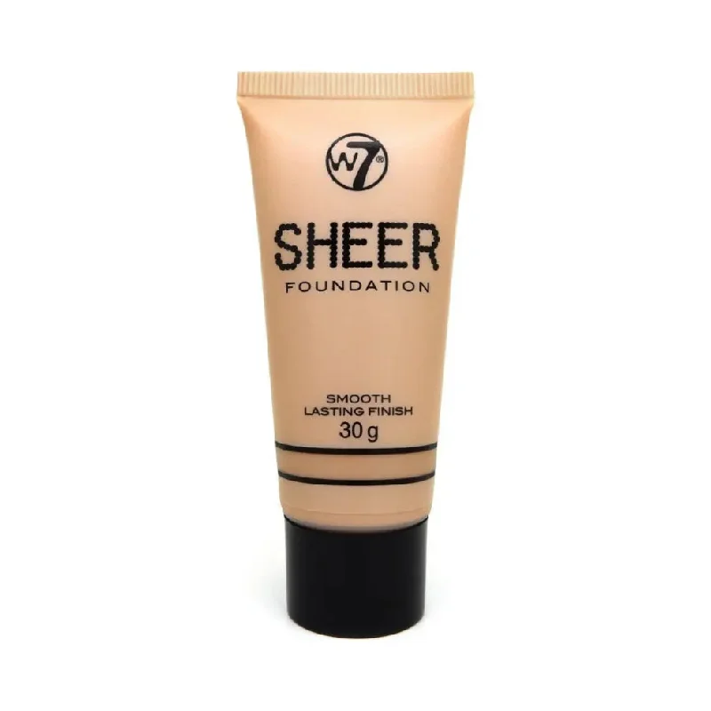 W7 Sheer Foundation Smooth Lasting Finish - True Beige 30g